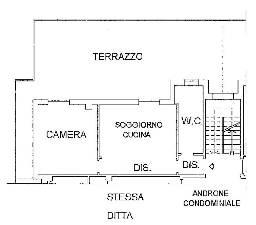 Bilocale strada Rubattera, 25, Castiglione Torinese - planimetria 1
