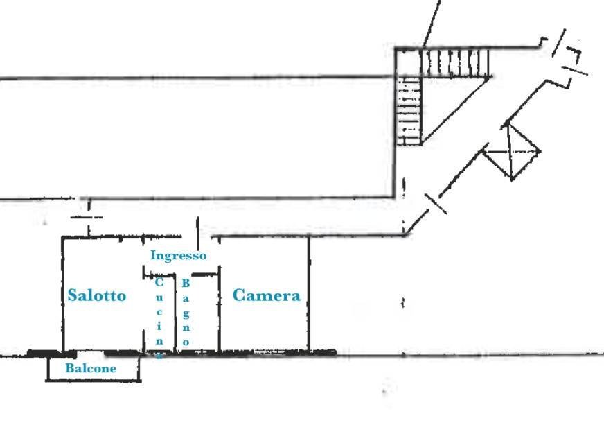 Appartamento via Carlo Alberto Pizzardi, Bologna (zona Massarenti) - planimetria 1