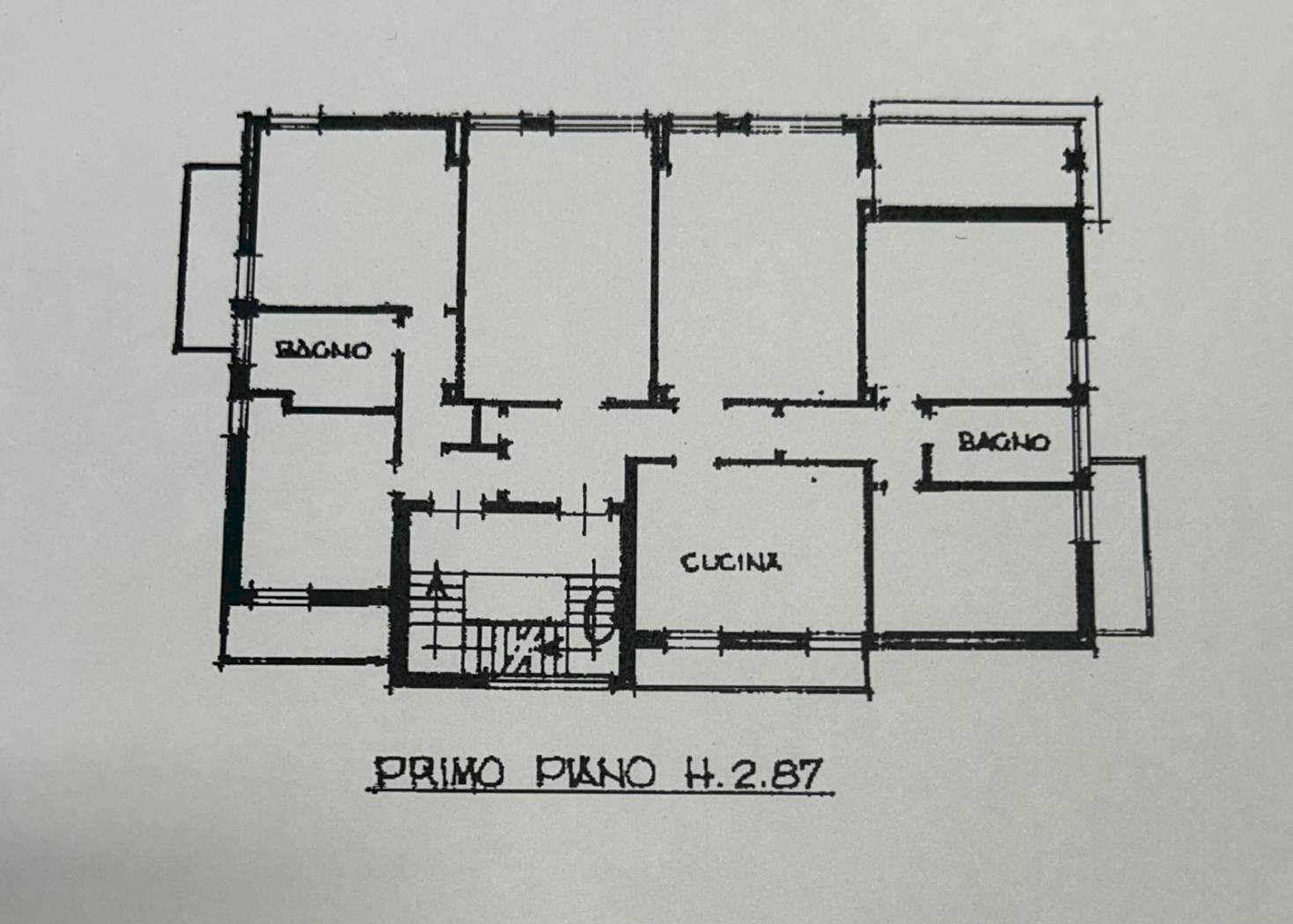 Apartment piazza Kennedy, Camugnano - floor plans 1