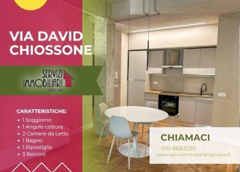 Soggiorno - Trilocale via David Chiossone, Genova - foto 1