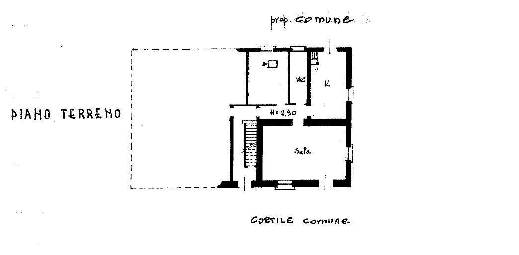 Villa via Valdarello, 14, Cervasca - planimetria 1
