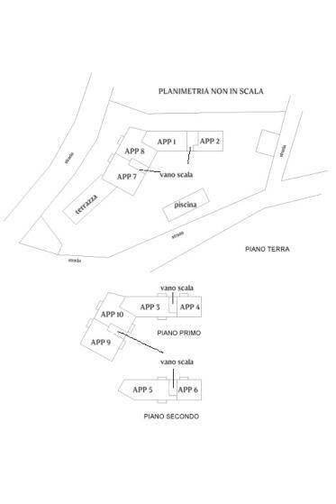 Rustic via Vittorio Alfieri, Castelnuovo Calcea - floor plans 1