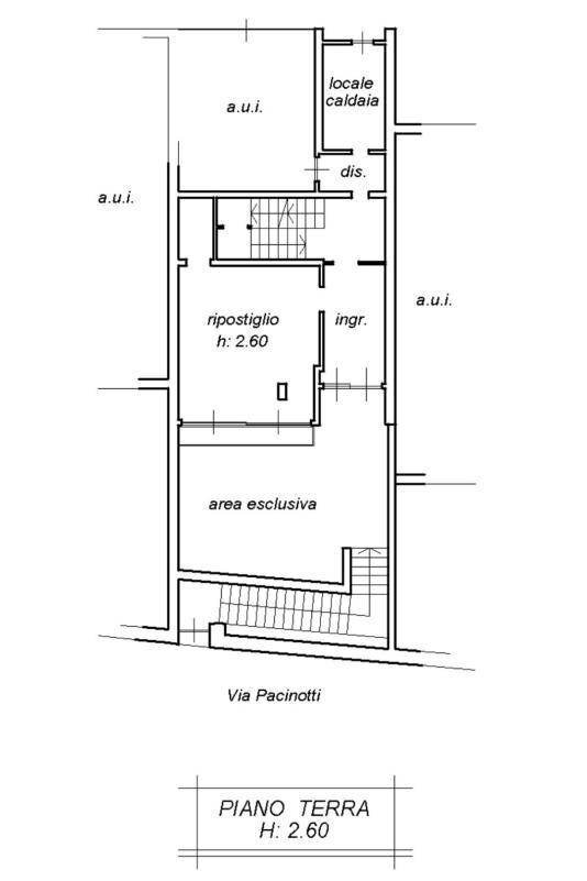 Villa a Schiera via Antonio Pacinotti, Bergamo - planimetria 1