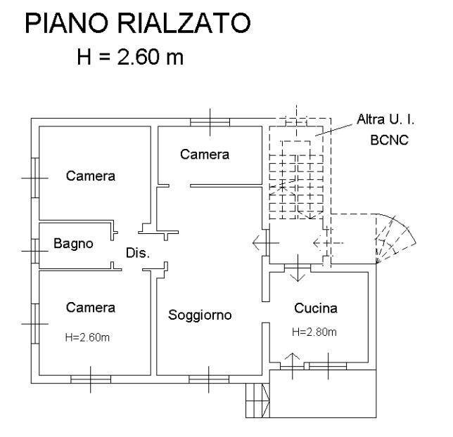 Quadrilocale via Torre 40, Bolzano Novarese - planimetria 1