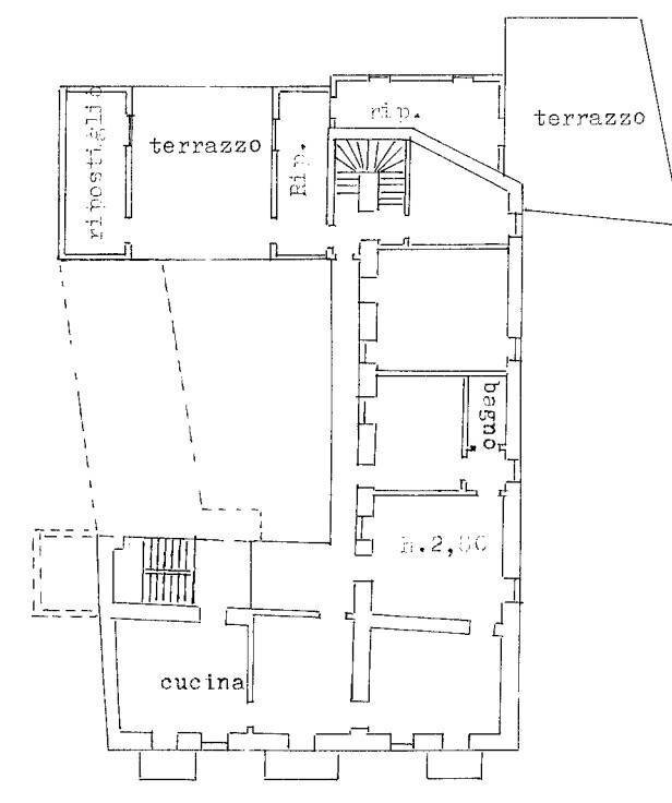 Trilocale via Valsesia, Pogno - planimetria 1