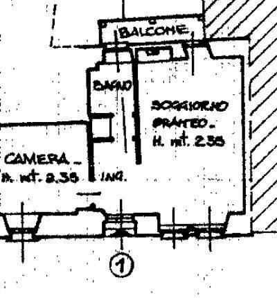 Monolocale vicolo santa maria 1, Bannio Anzino - planimetria 1