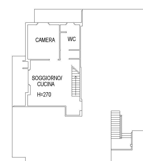 Quadrilocale via Ceredo 27, Borgomanero - planimetria 1
