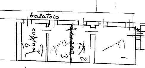 Three-room apartment via Dante 25, Gozzano - floor plans 1