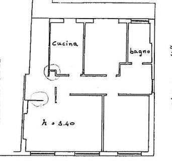 Three-room apartment corso sempione 27, Borgomanero - floor plans 1