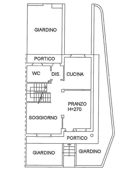 Villa via della Ciocca 94, Borgomanero - planimetria 1