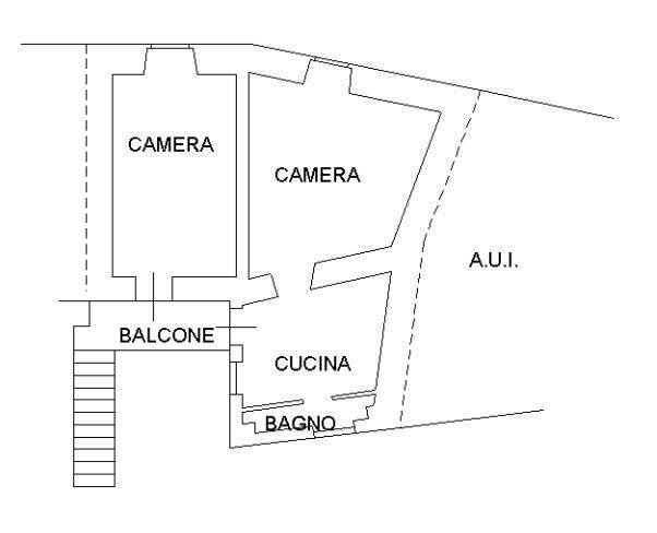 Two-room apartment via mongini 22, Soriso - floor plans 1