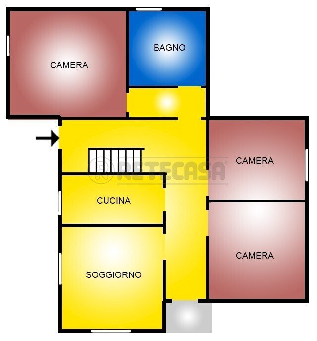 Retecasa - Valdagno - Planimetria - Apartment Valdagno - floor plans 1