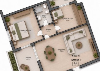 Three-room apartment Roma - photo 6