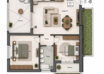 Three-room apartment Roma - photo 7