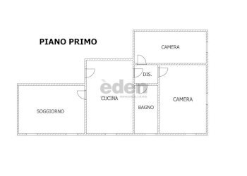 planimetria - Two-room apartment Via Brandoli Levante 49, San Prospero - photo 13