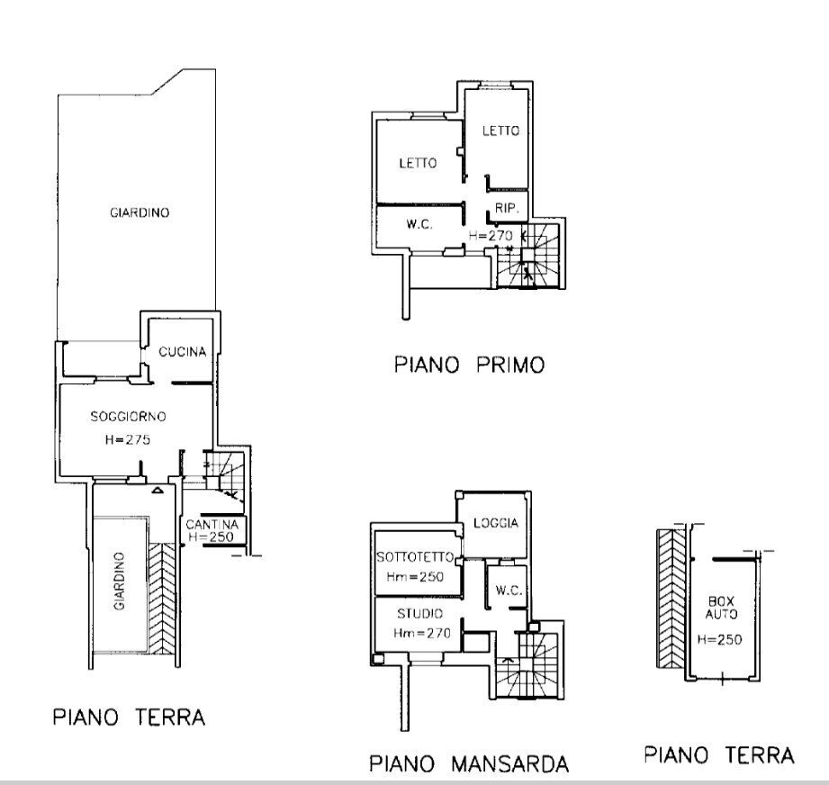 2 - Villa a Schiera all'asta Via Aldo Moro 14, Vignole Borbera - planimetria 1