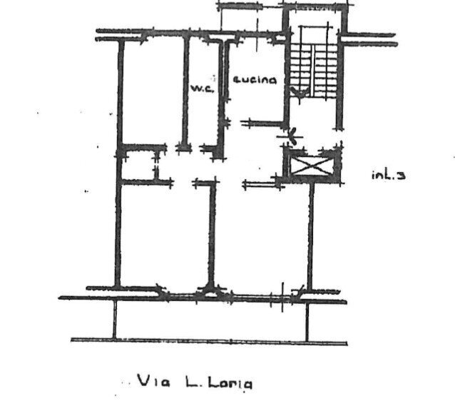 1 - Apartment at auction Via Lamberto Loria 261/4, Genova (neighborhood Marassi) - floor plans 1