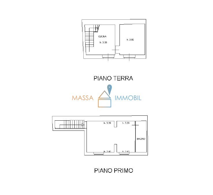 1.png - Three-room apartment Via San Sebastiano 4, Massa - floor plans 1