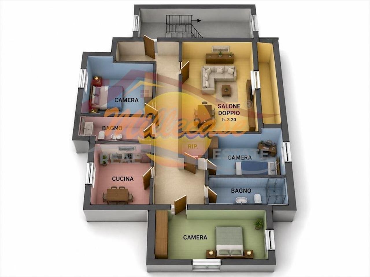 PLANIMETRIA 1 - Villa Viale Edoardo Garrone, Siracusa - planimetria 1