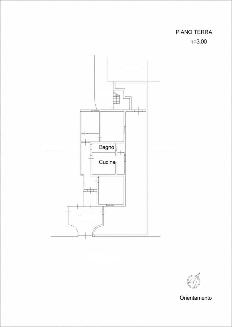 planimetria - Quadrilocale Via Aidone, Siracusa - planimetria 1