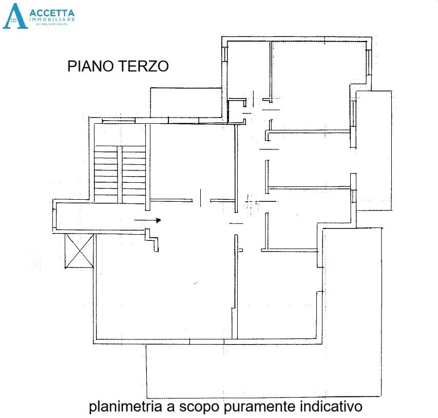 PLANIMETRIA - Four-room apartment Via Galera Montefusco 11, Taranto - floor plans 1