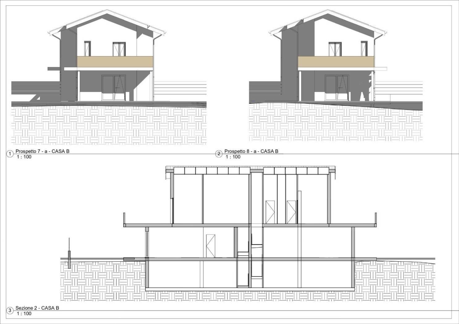 Villa Unifamiliare Corso Valpone, Canale - planimetria 1