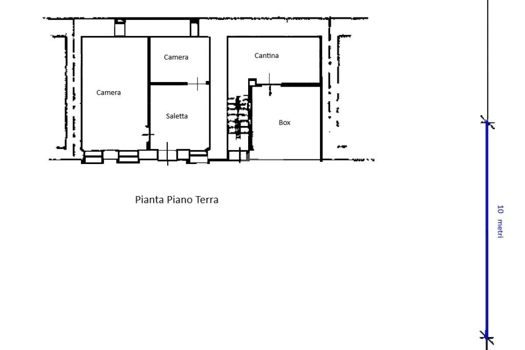 Semi-detached house Vicolo Bartumè, Vallo Torinese - floor plans 1