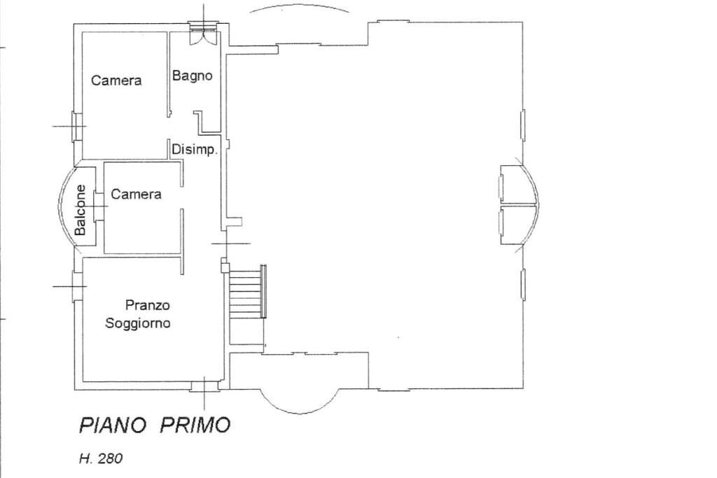 Trilocale Via I° Maggio, Malalbergo - planimetria 1