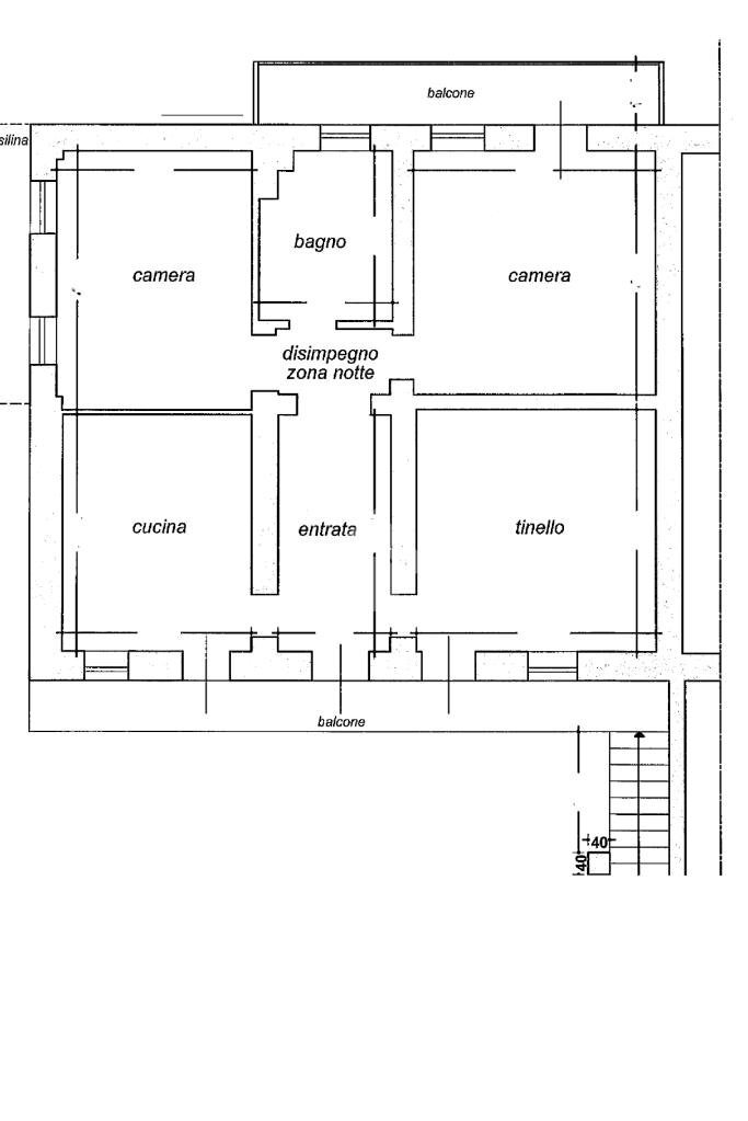 Quadrilocale Via Oglianico, Rivarolo Canavese - planimetria 1