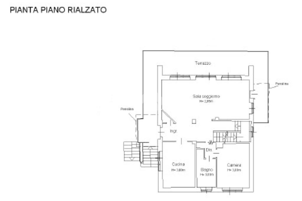 Villa Via delle vigne, Reano - planimetria 1