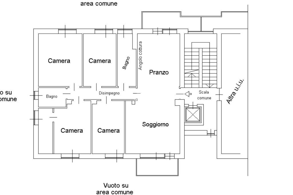 Apartment Piazza pablo neruda, Collegno - floor plans 1