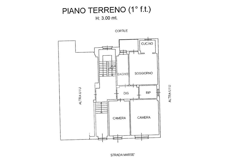 Three-room apartment Strada Marsè, Moncalieri - floor plans 1