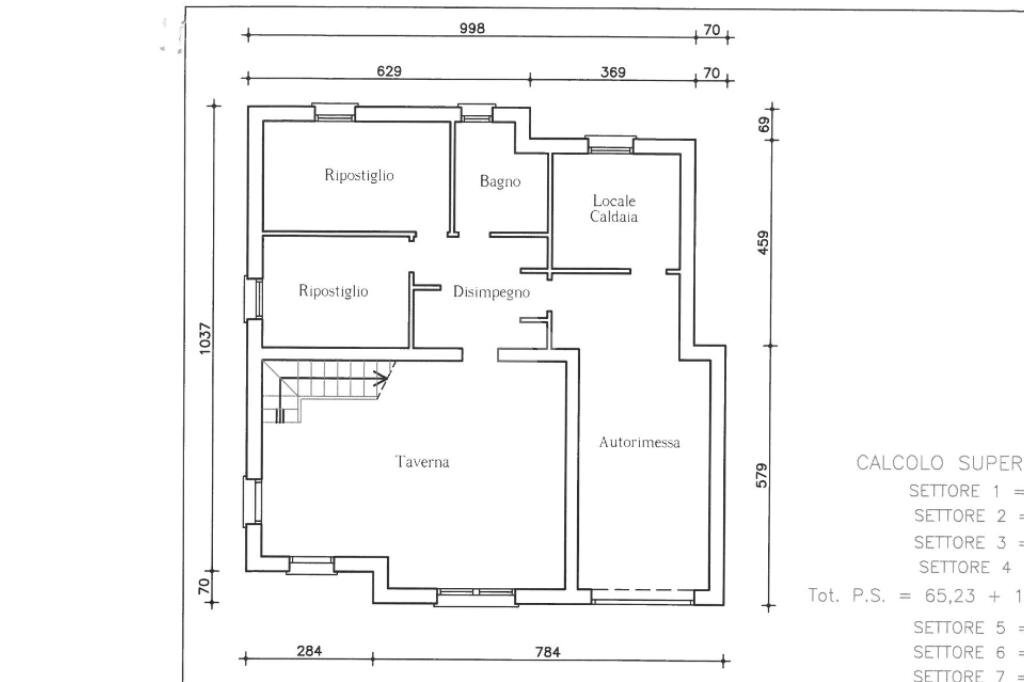 Independent house Via Gaetano Donizetti, Quattro Castella - floor plans 1