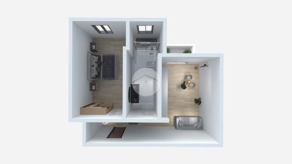 Two-room apartment Via Alfonso Capecelatro, Milano (neighborhood San Siro) - floor plans 1