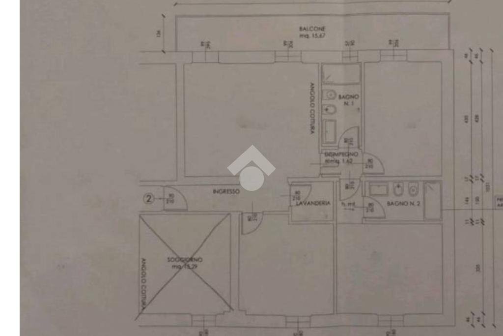 Quadrilocale Via Marco Polo, Bologna (zona Zanardi) - planimetria 1