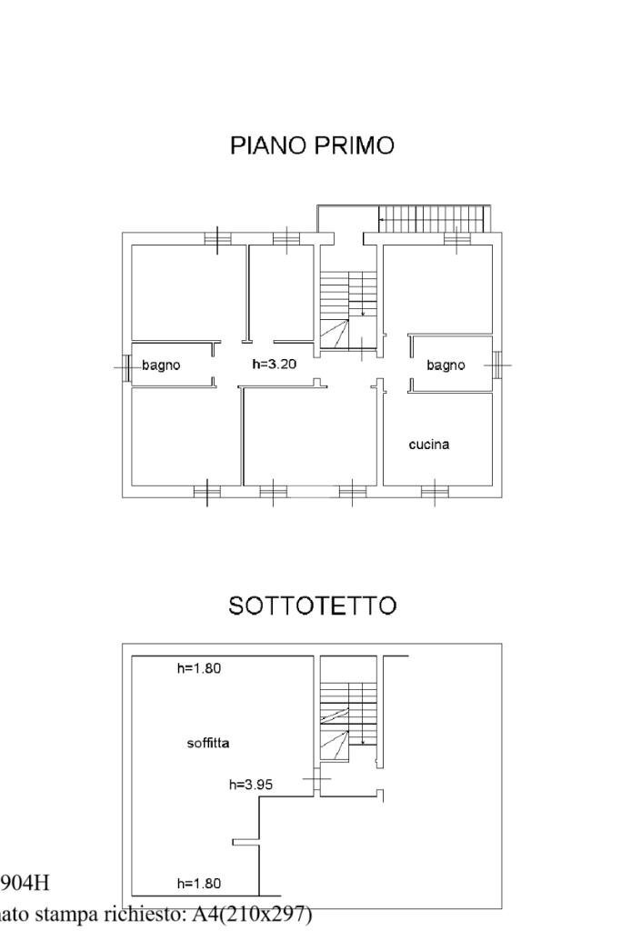 Semi-detached house Strada provinciale 9 di golese, Torrile - floor plans 1