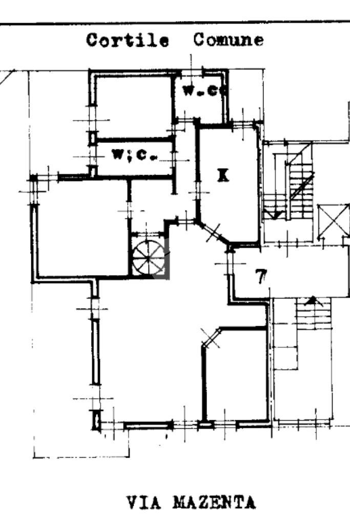 Quadrilocale Via Mazenta, Magenta - planimetria 1