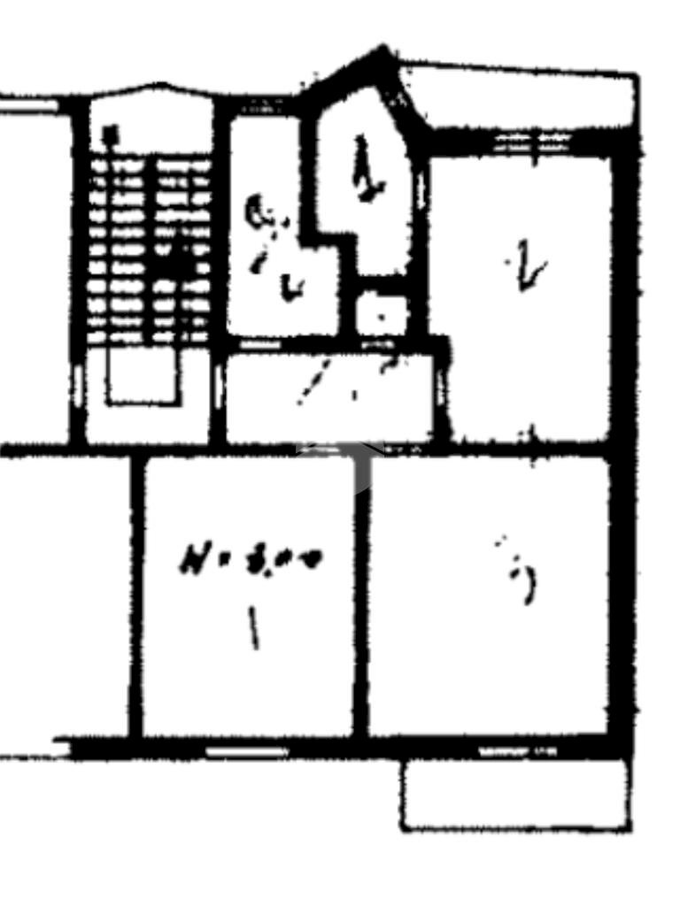 Trilocale Vicolo Sant'Ambrogio, Magenta - planimetria 1