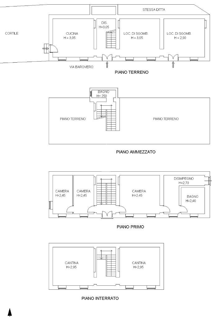 Casa indipendente Via Barovero, Soglio - planimetria 1