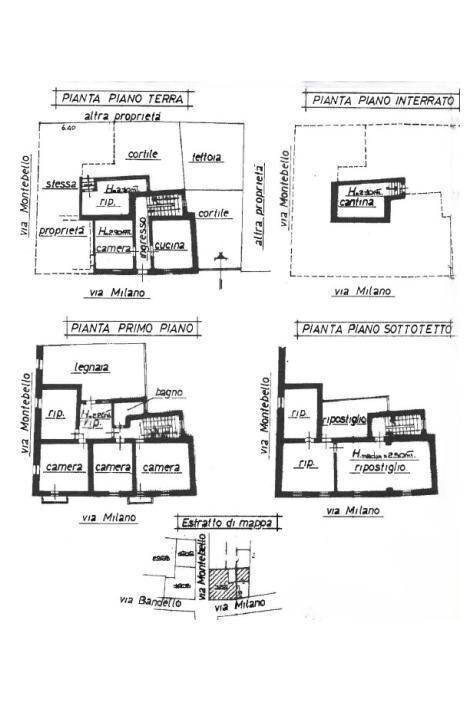 Rustic via Milano, Castelnuovo Scrivia - floor plans 1