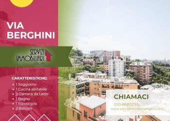 Vista - Trilocale via Pasquale Berghini, Genova (zona Marassi) - foto 1