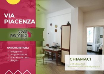 Soggiorno - Bilocale via Piacenza, Genova (zona Molassana) - foto 1