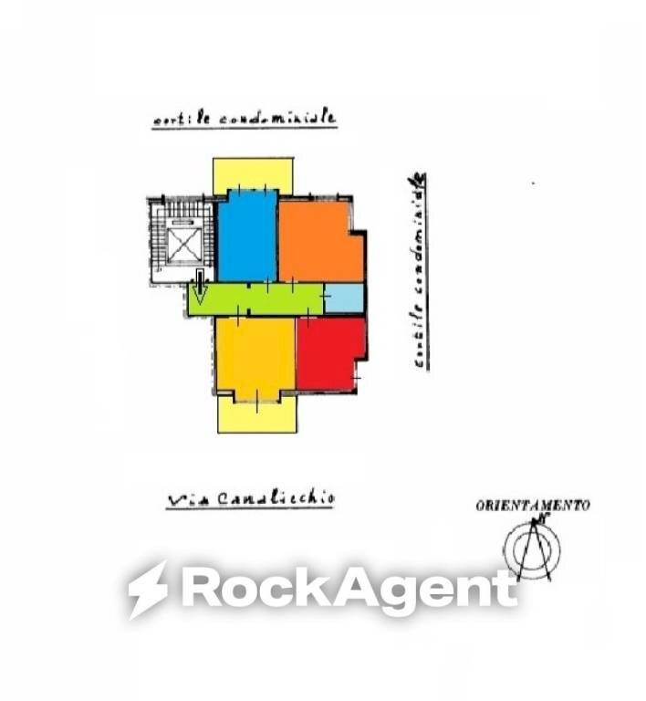 Planimetria - Appartamento via del Canalicchio, 3, Tremestieri Etneo - foto 2