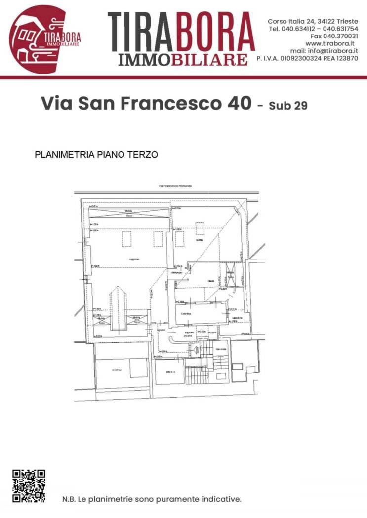 Attic via San Francesco d'Assisi, 40, Trieste - floor plans 1