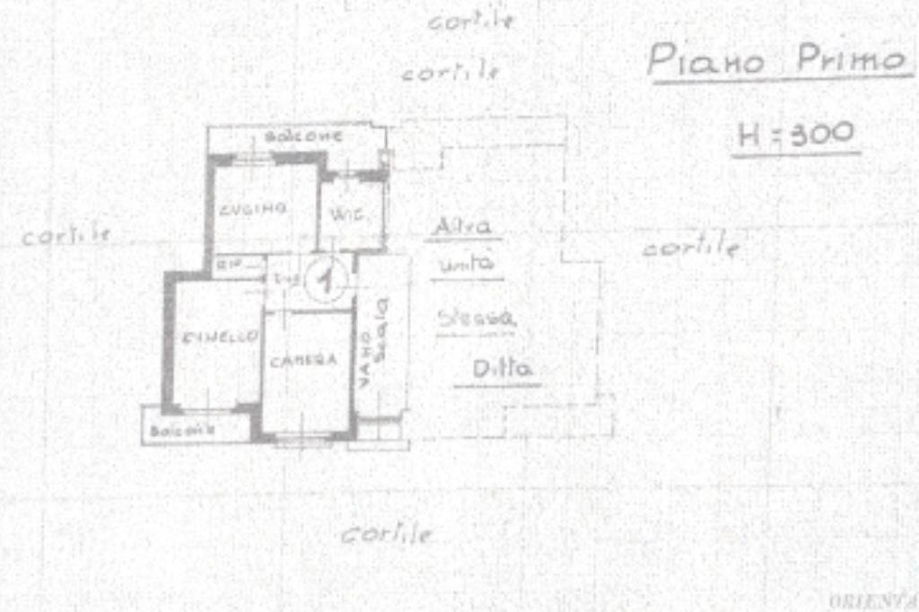 Trilocale Via Giovanni Servino, Bruino - planimetria 1