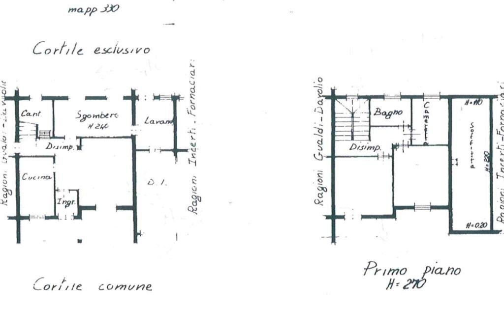 Villa a Schiera Via filippo turati, Bagnolo in Piano - planimetria 1