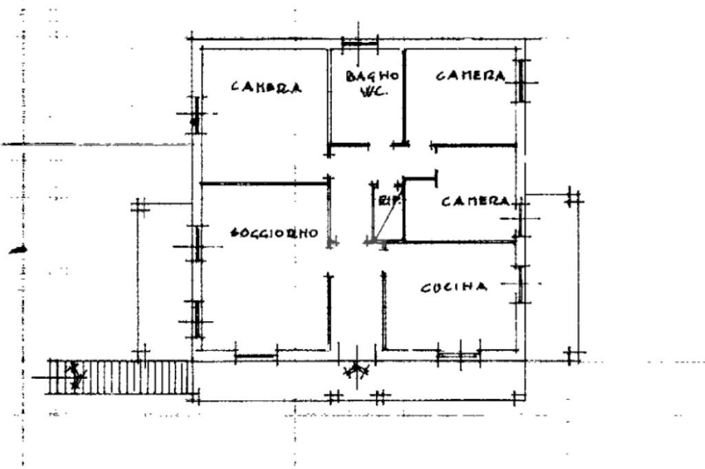 Villa Via IV Novembre, Bosconero - planimetria 1
