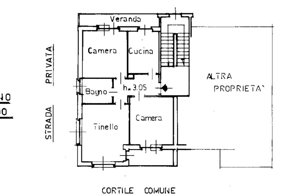 Quadrilocale Via Alpignano, Val della Torre - planimetria 1