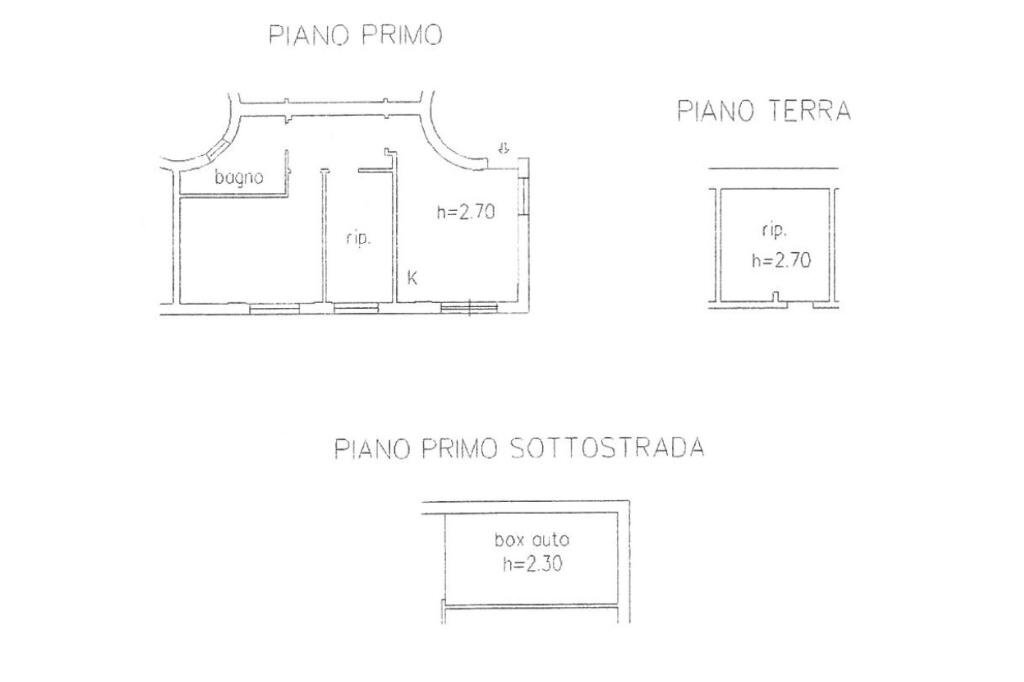 Three-room apartment Via Risara, Montelabbate - floor plans 1