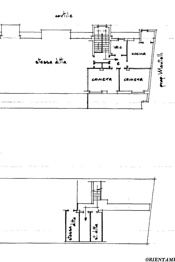 Three-room apartment Via Carignano, Rivalta di Torino - floor plans 1